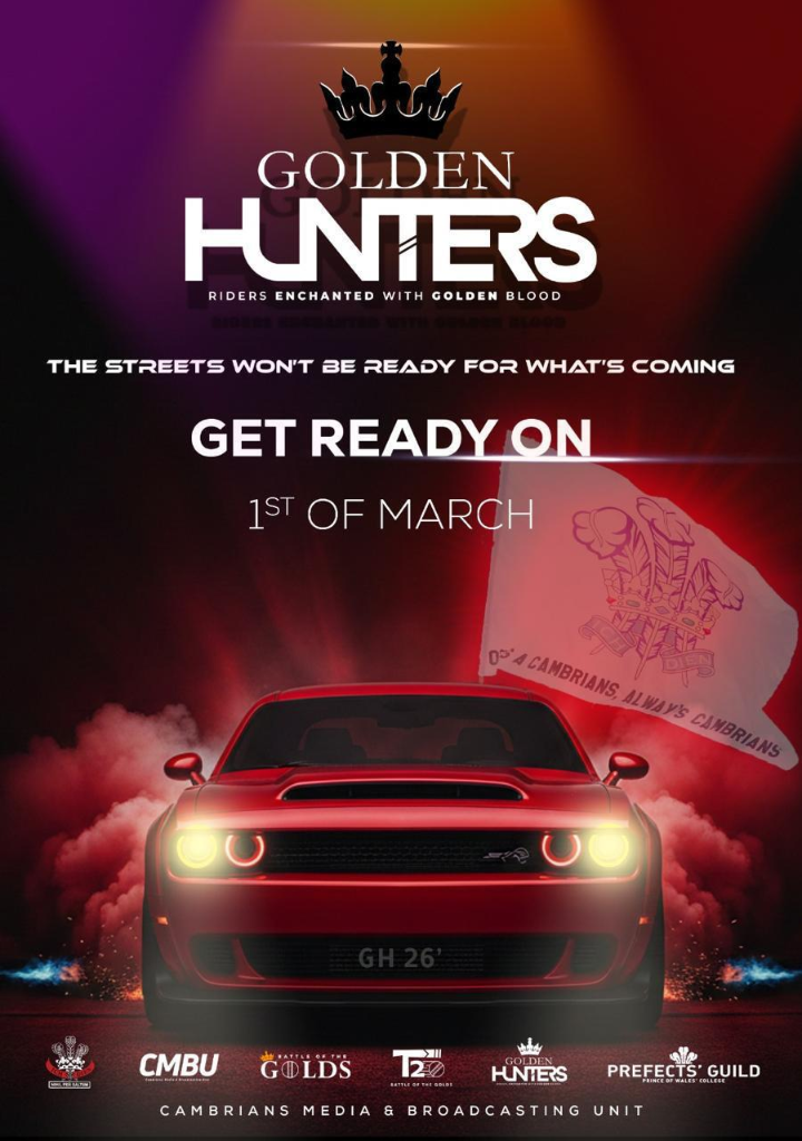 Golden Hunters Official Launch Event Poster Design