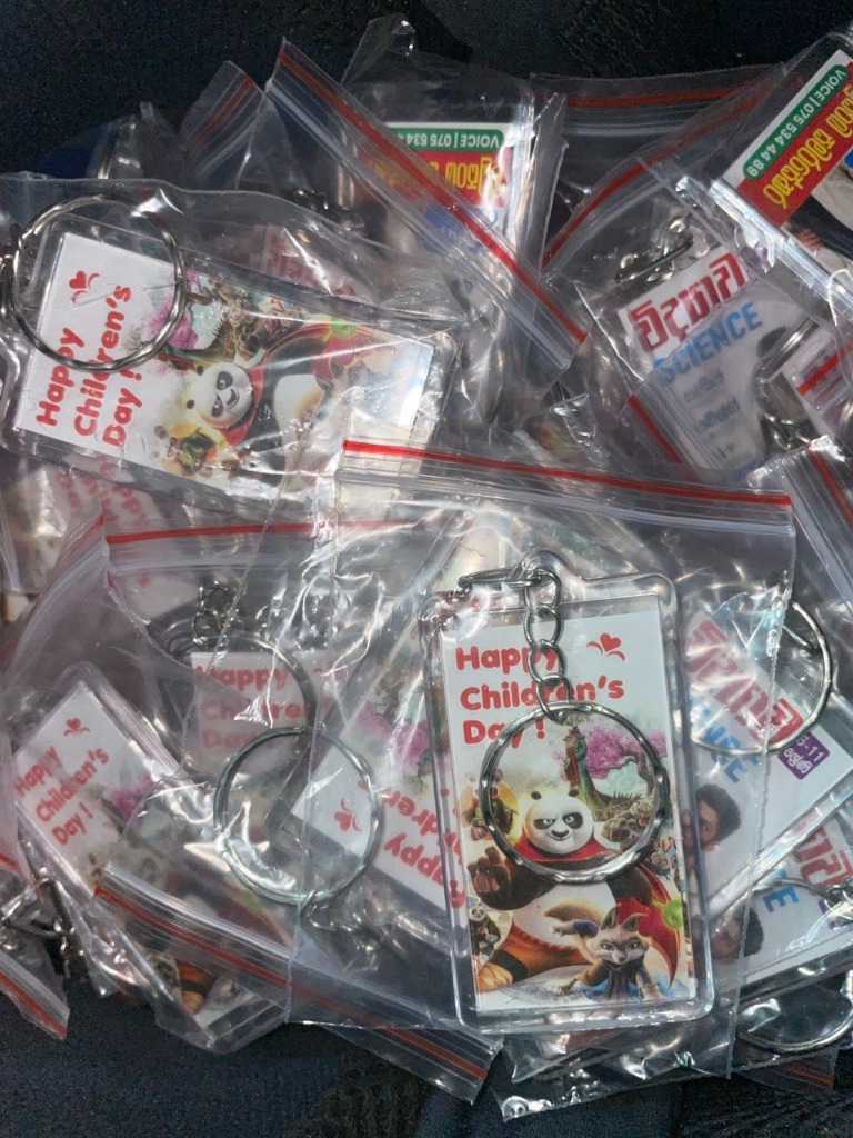 Finished Promotional Acrylic Key Tags Batch for Science by Madhusankha Samarasekara